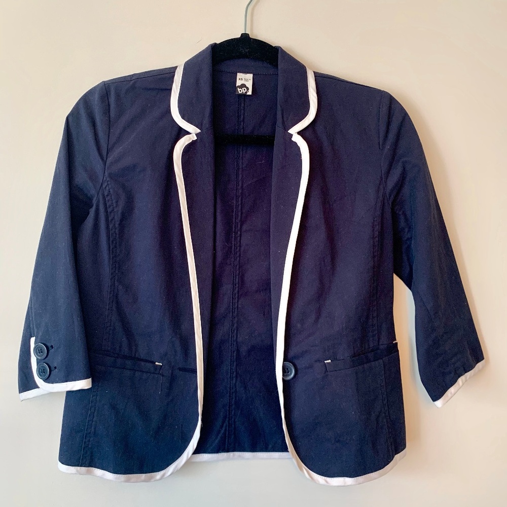 Navy/White Blazer